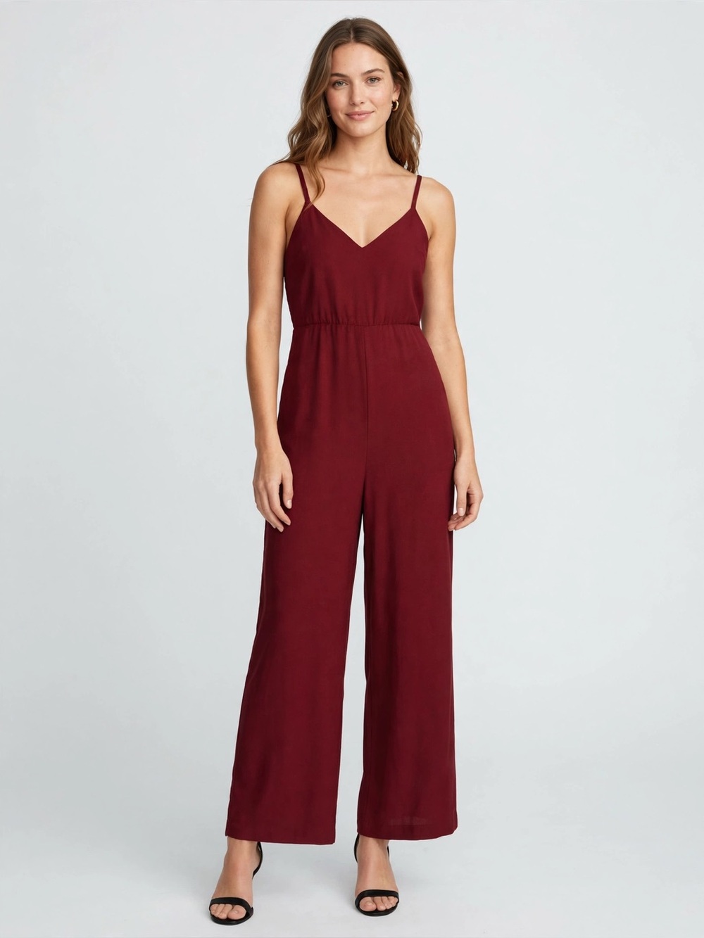 NWT Madewell Wide Leg Cropped Jumpsuit Size 10